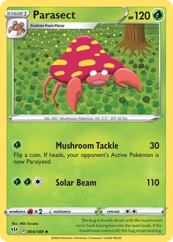 Parasect #4, Reverse Foil