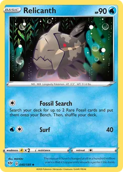 Relicanth #40, Darkness Ablaze