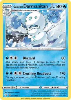 Galarian Darmanitan #44, Cracked Ice