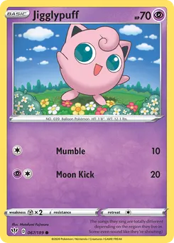 Jigglypuff #67, Reverse Foil