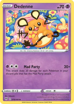 Dedenne #78, Thank You Stamp