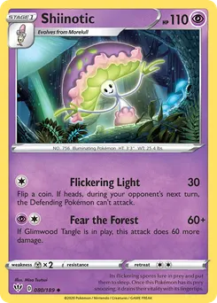 Shiinotic #80, Darkness Ablaze