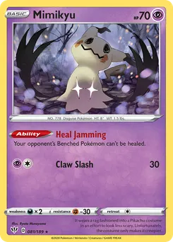 Mimikyu #81, Reverse Foil