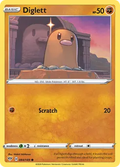 Diglett #84, Darkness Ablaze