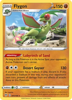 Flygon #91, Reverse Foil