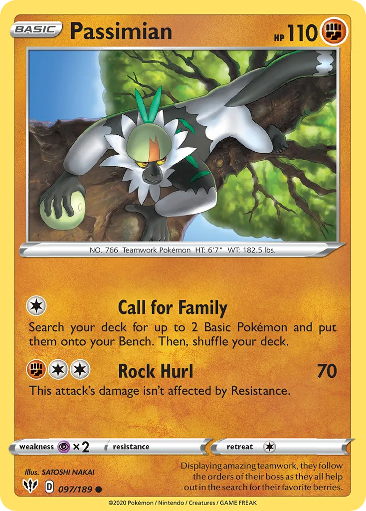 Passimian #97, Darkness Ablaze Reverse Foil