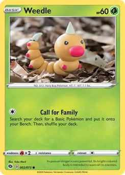Weedle #2, Reverse Foil