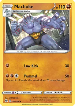Machoke #25, Reverse Foil