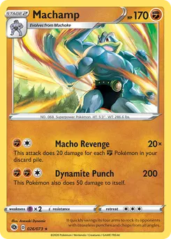 Machamp #26, Reverse Foil