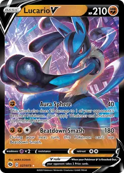 Lucario V #27, Standard