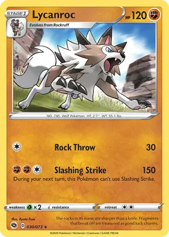 Lycanroc #30, Reverse Foil