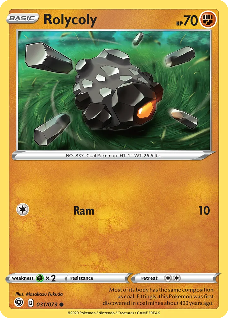 Rolycoly #31, Champion's Path Reverse Foil