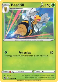 Beedrill #4, Reverse Foil