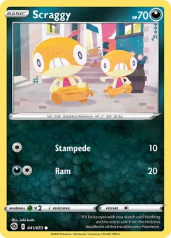 Scraggy #41, Reverse Foil