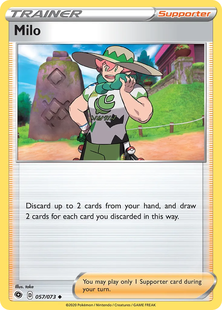 Milo #57, Champion's Path Reverse Foil