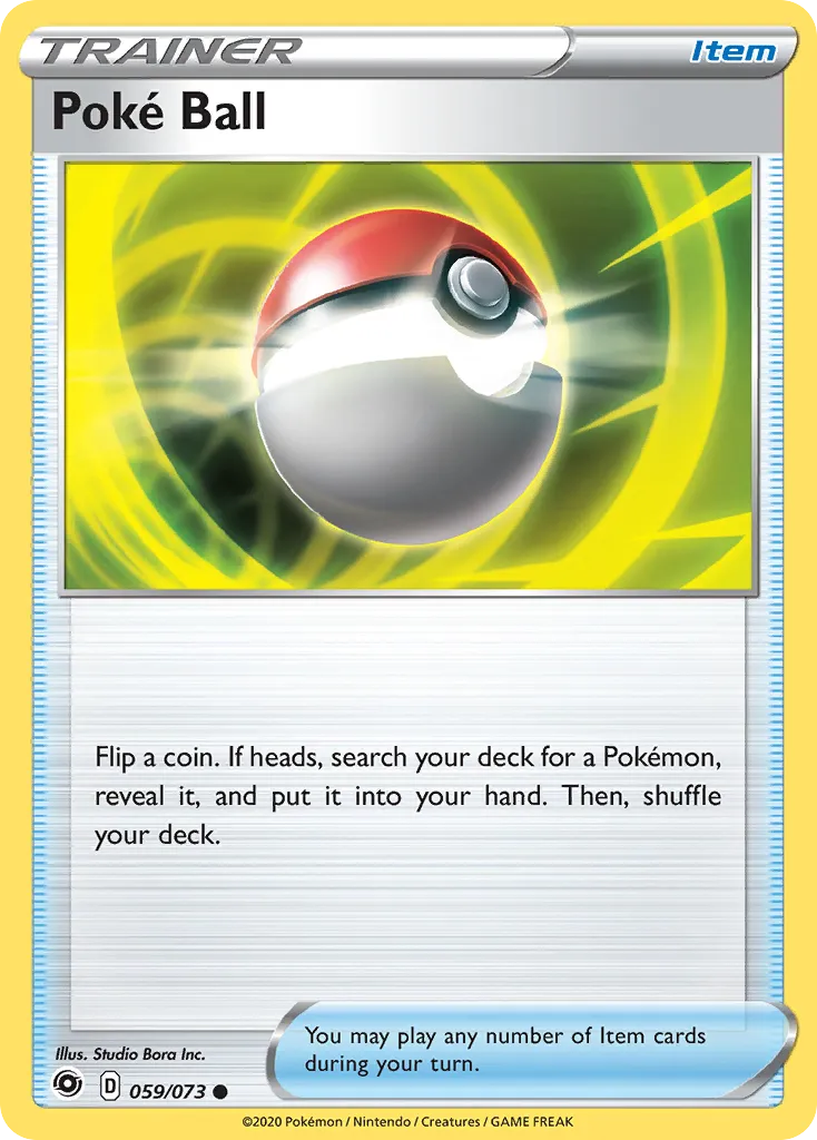 Poké Ball #59, Champion's Path Reverse Foil