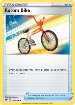 Rotom Bike #63, Champion's Path