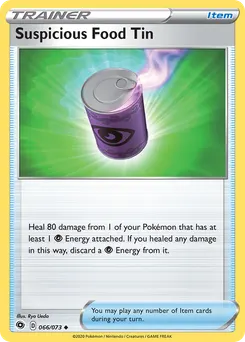 Suspicious Food Tin #66, Champion's Path