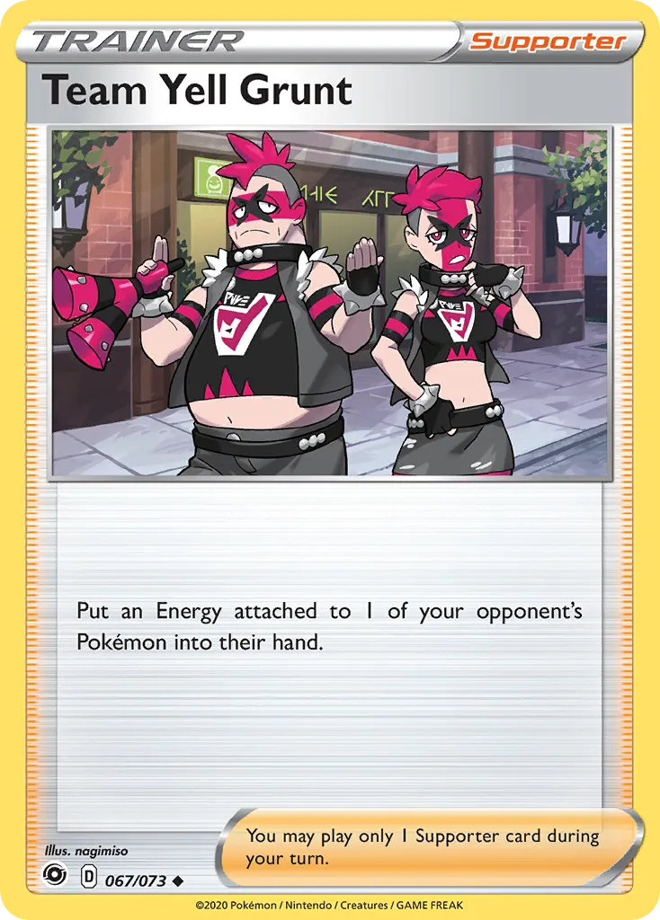 Team Yell Grunt #67, Champion's Path Reverse Foil