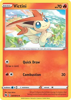 Victini #7, Reverse Foil