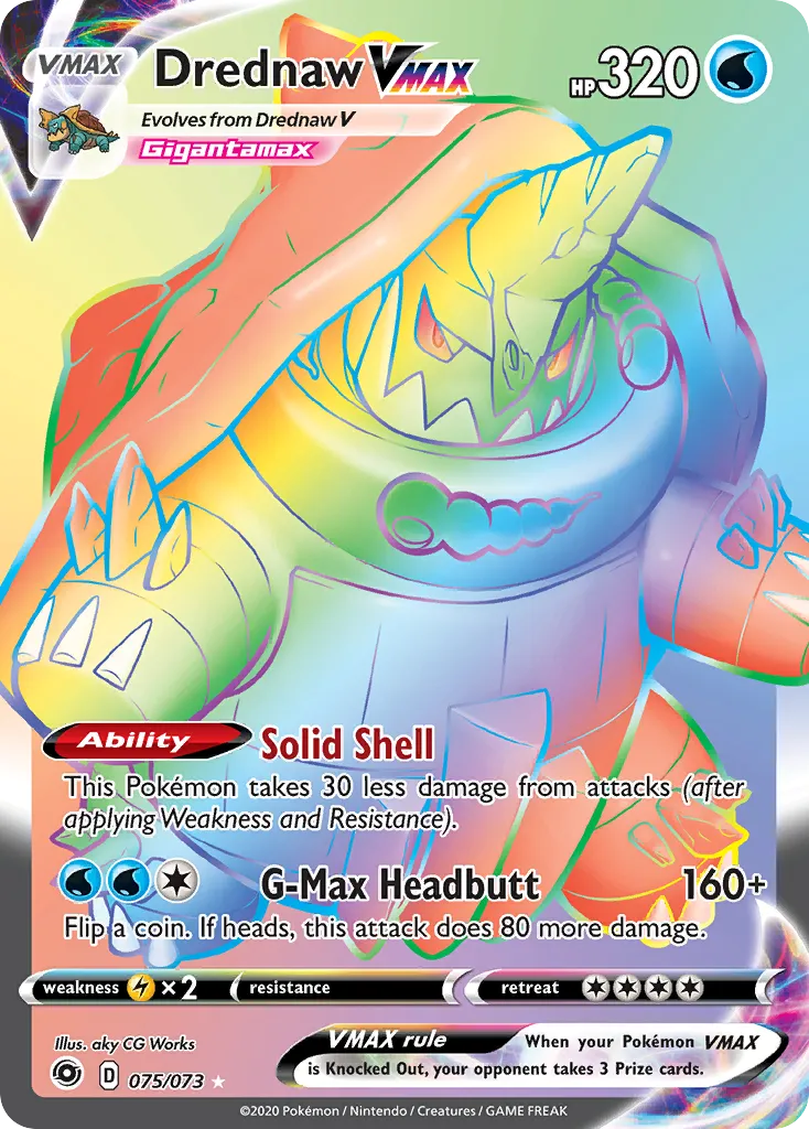 Drednaw VMAX #75, Champion's Path Secret