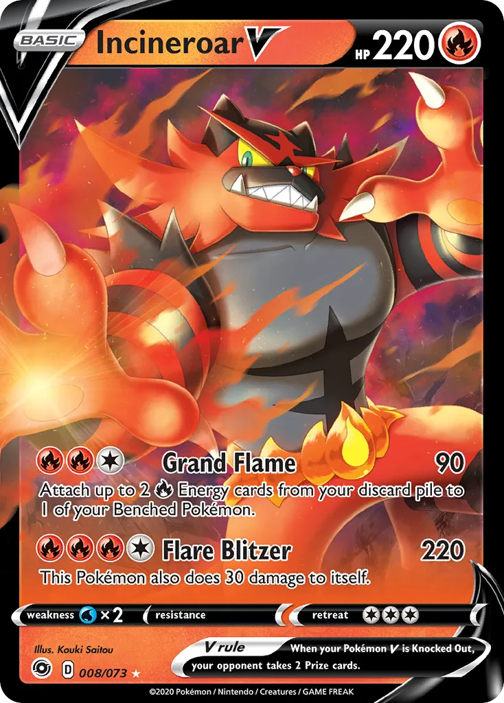 Incineroar V #8, Champion's Path