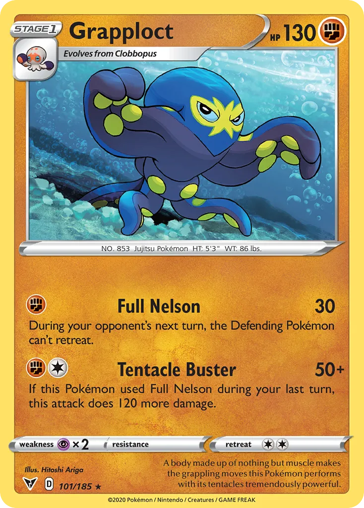 Grapploct #101, Vivid Voltage Reverse Foil
