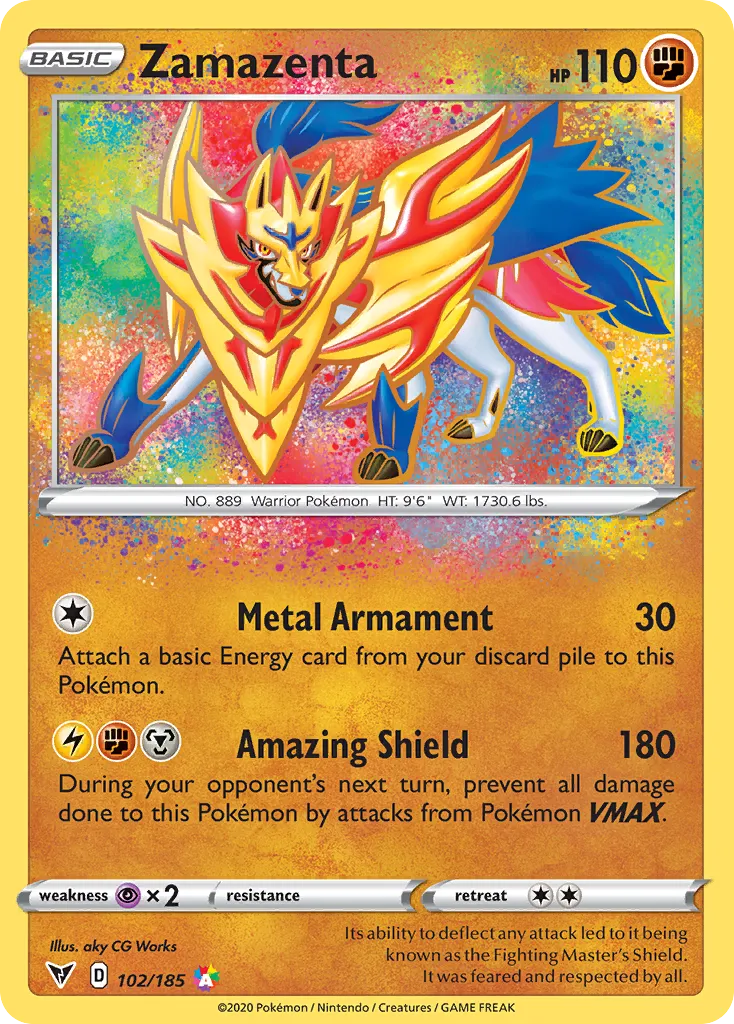 Zamazenta #102, Vivid Voltage
