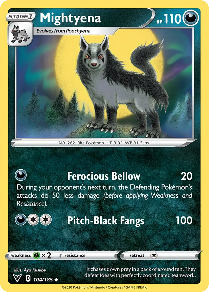 Mightyena #104, Vivid Voltage