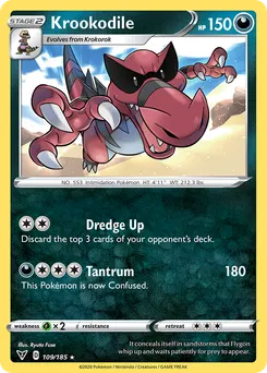 Krookodile #109, Vivid Voltage