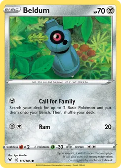 Beldum #116, Vivid Voltage