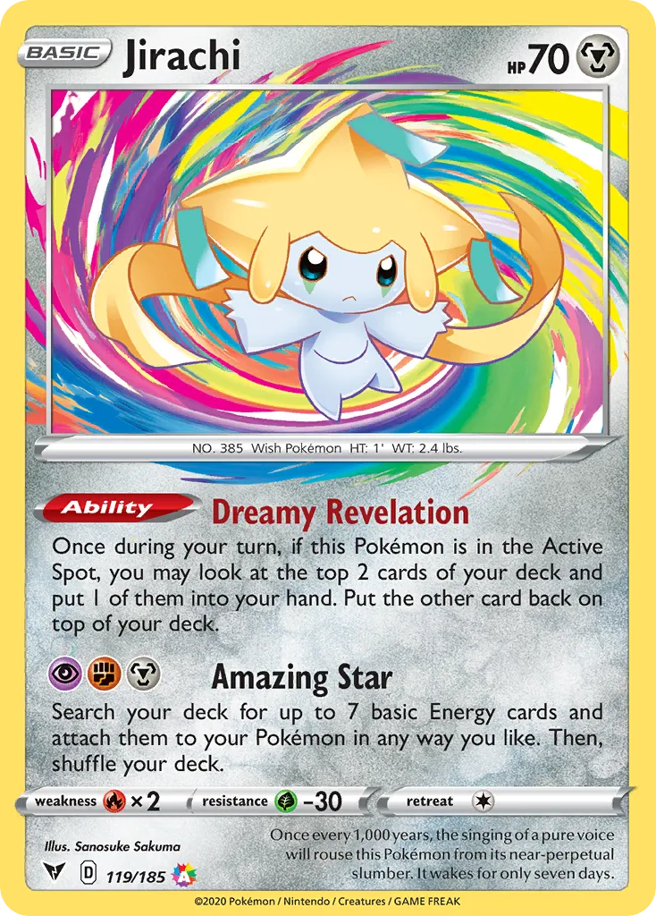 Jirachi #119, Vivid Voltage