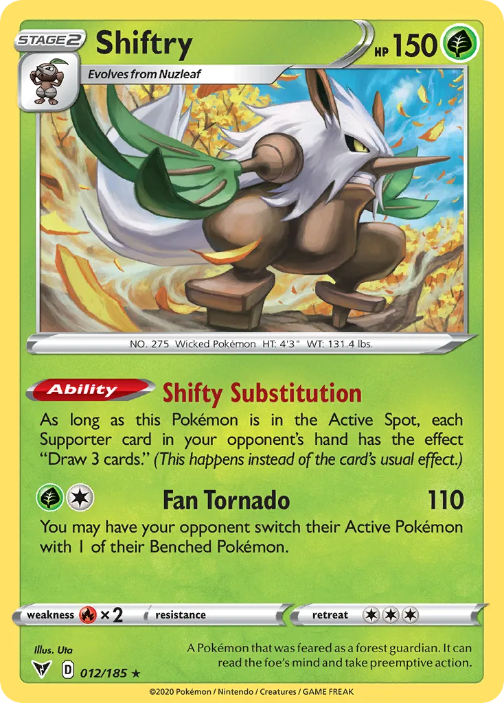 Shiftry #12, Vivid Voltage