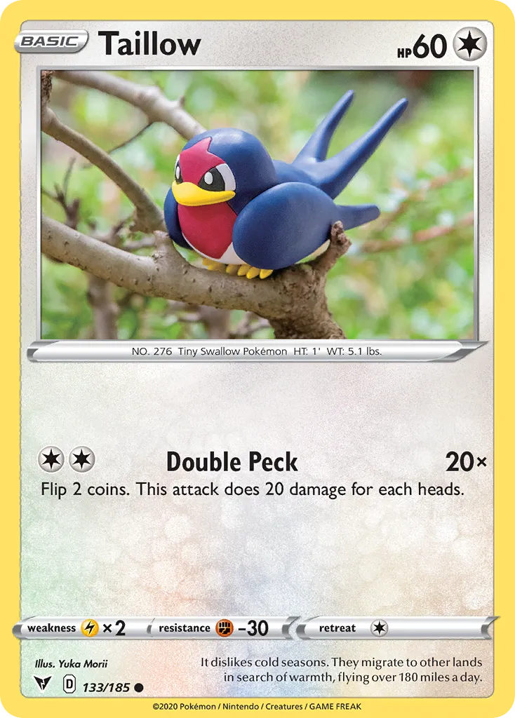 Taillow #133, Vivid Voltage Reverse Foil