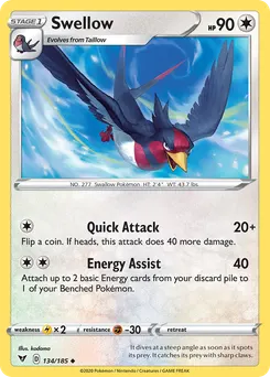 Swellow #134, Reverse Foil