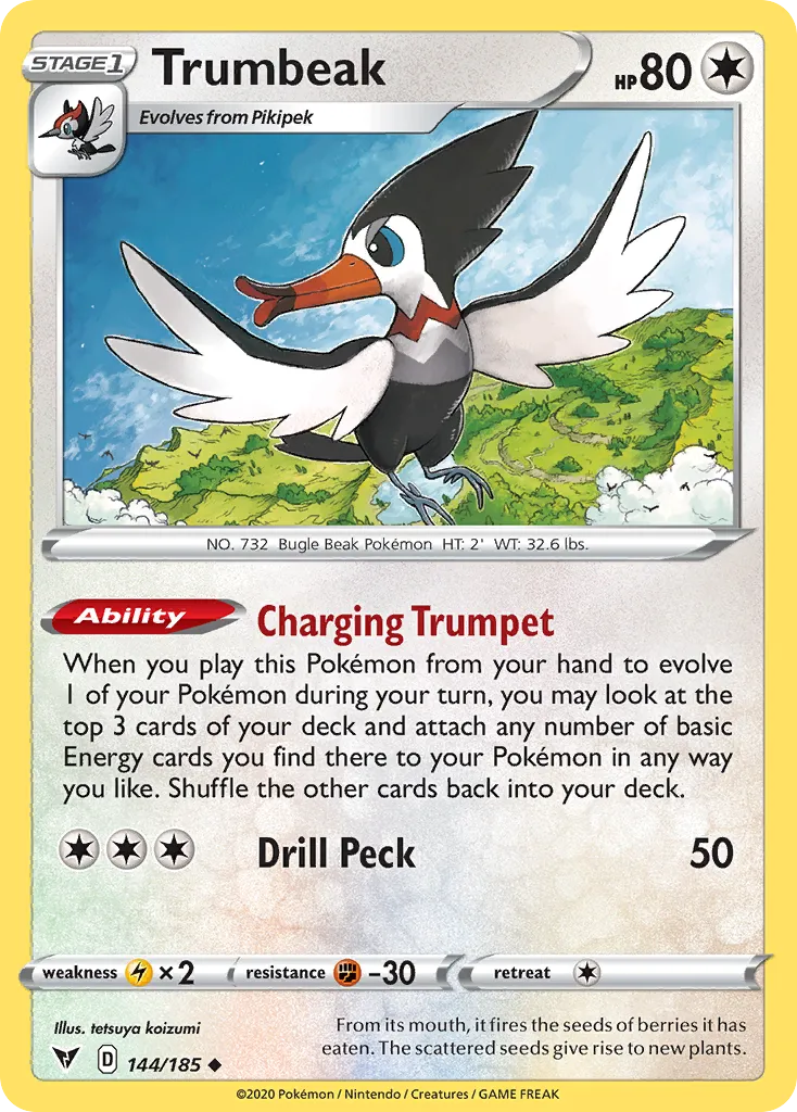 Trumbeak #144, Vivid Voltage Reverse Foil