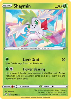 Shaymin #15, 2023 Sword & Shield Knock Out Collection
