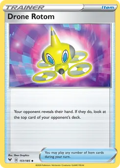 Drone Rotom #151, Reverse Foil