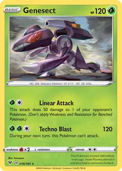 Genesect #16, Reverse Foil