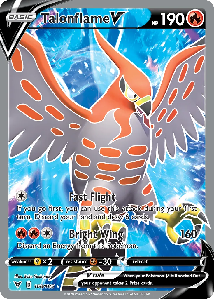 Talonflame V #168, Vivid Voltage