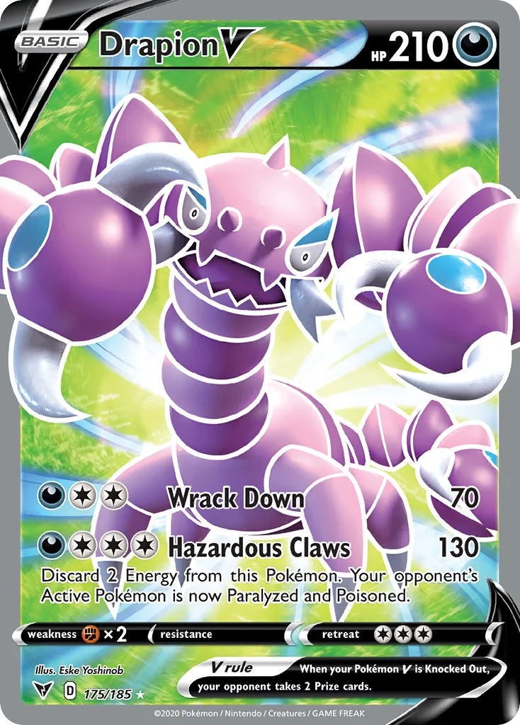 Drapion V #175, Vivid Voltage