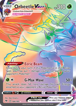 Orbeetle VMAX #186, Secret