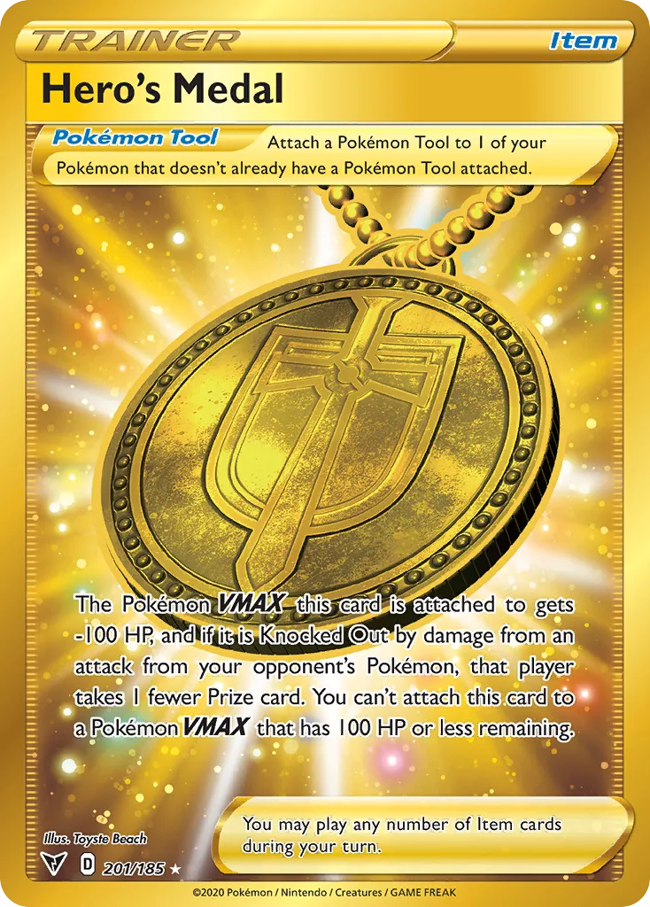 Hero's Medal #201, Vivid Voltage Secret