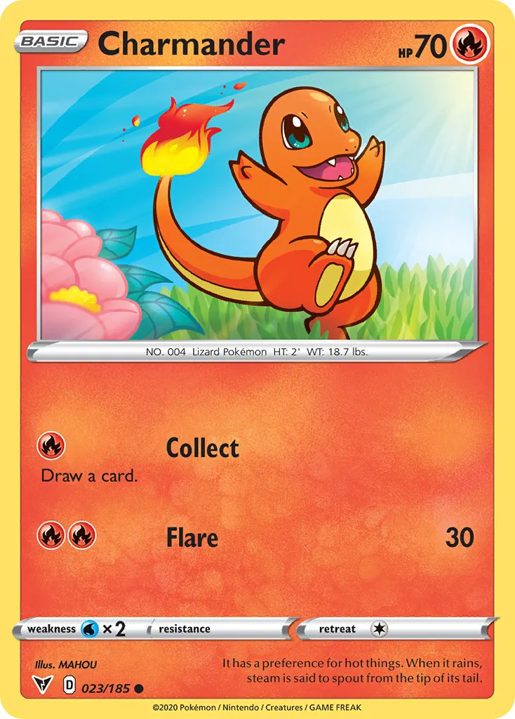 Charmander #23, Vivid Voltage Cosmos Mini Tin 5-Pack Collection