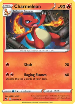 Charmeleon #24, Reverse Foil