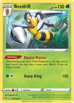Beedrill #3, Reverse Foil