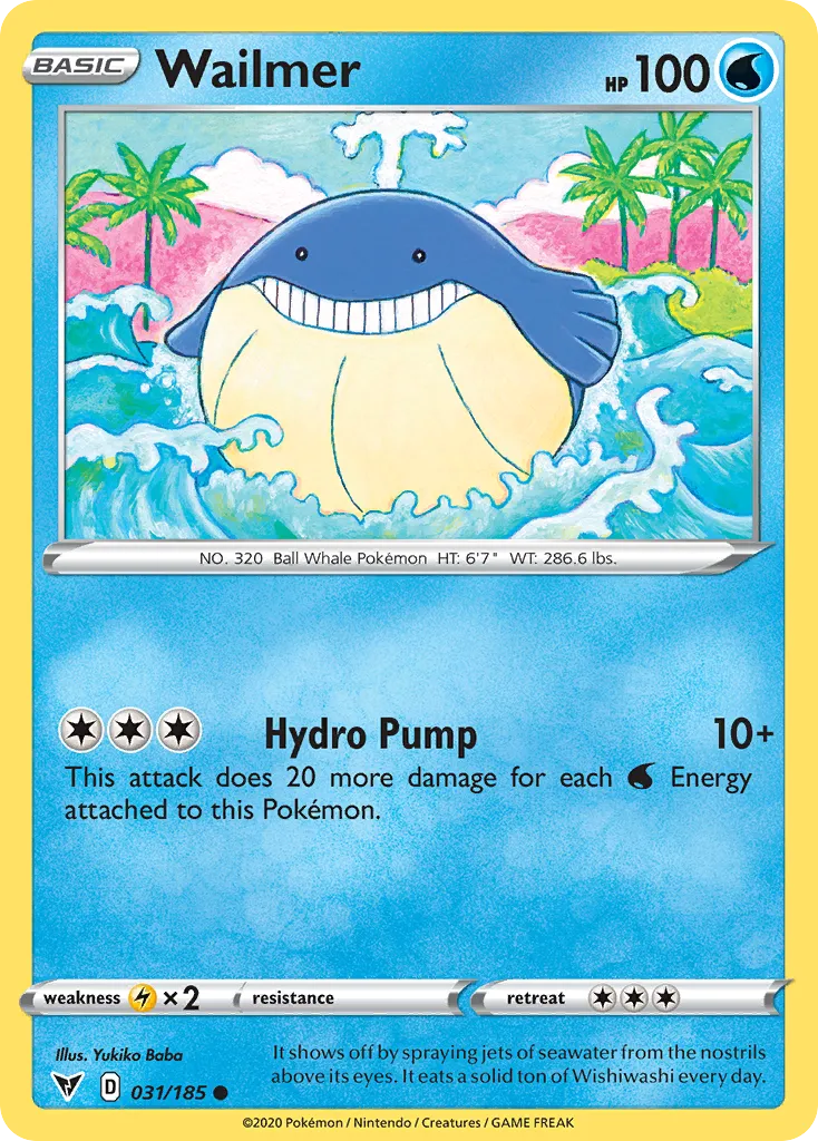 Wailmer #31, Vivid Voltage Reverse Foil