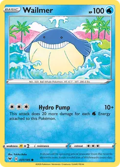 Wailmer #31, Reverse Foil