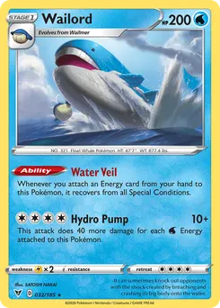 Wailord #32, Reverse Foil