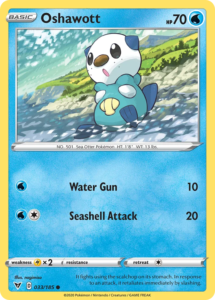 Oshawott #33, Vivid Voltage